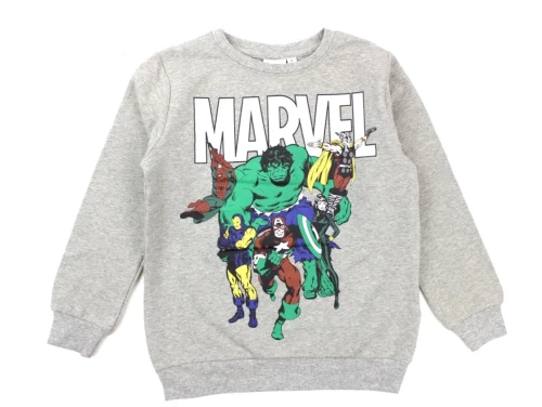 Name It sweatshirt grey melange Marvel